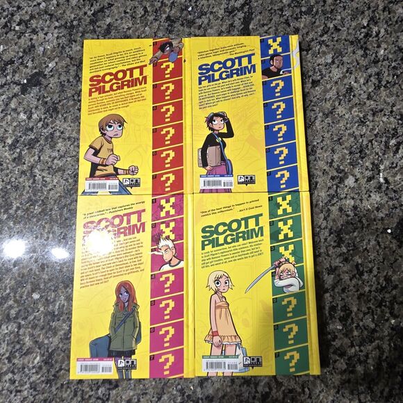 Scott Pilgrim Color Hardcover Set Volumes 1-4 – Bryan Lee O’Malley – Oni Press - Picture 6 of 15